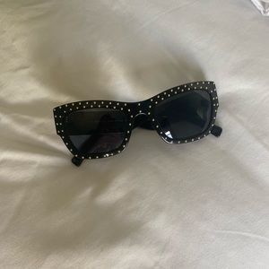 Black and Gold Versace Glasses